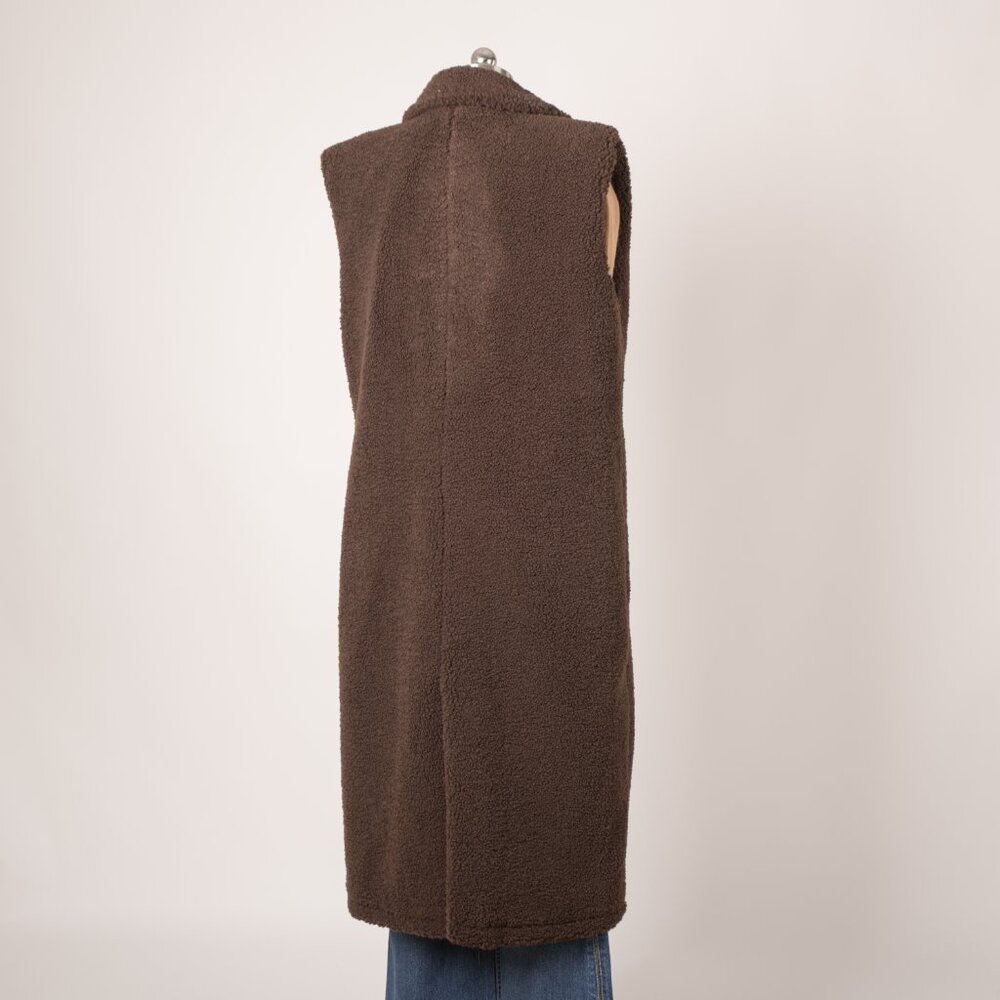 Nasty Gal Brown Teddy Vest Size UK 6 / US 2 - Picture 3 of 4